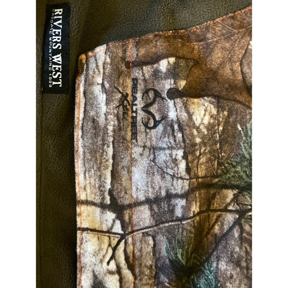 Rivers West Artemis RealTree Xtra Advanced Waterproof Fleece Camo Jacket Men’s L - Picture 9 of 16
